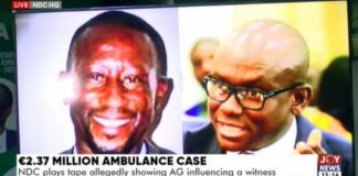 Godfred Dame and Richard Jakpa.