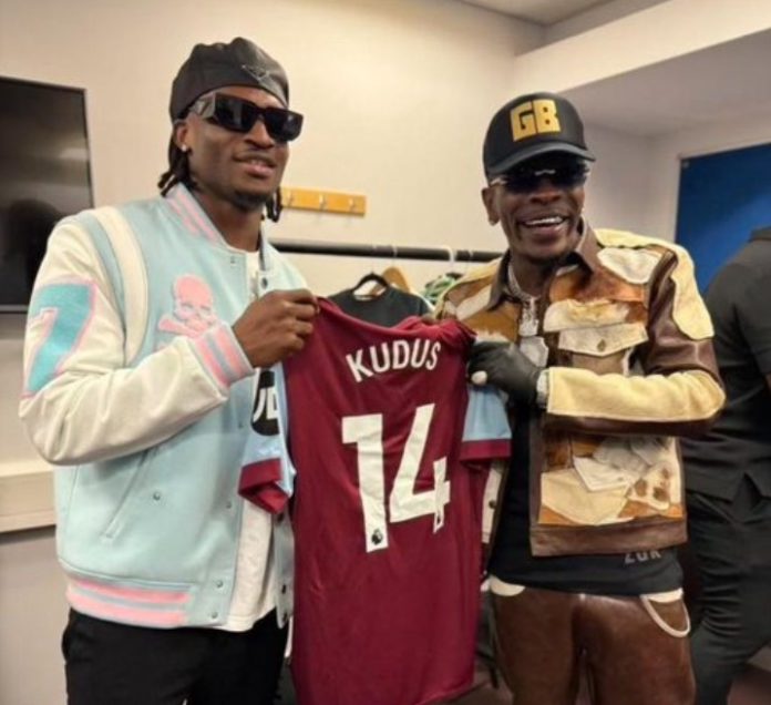 Shatta Wale links up with Kudus in London