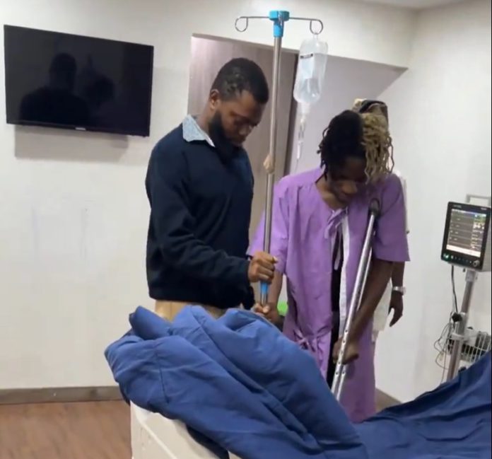 Khaid hospitalized