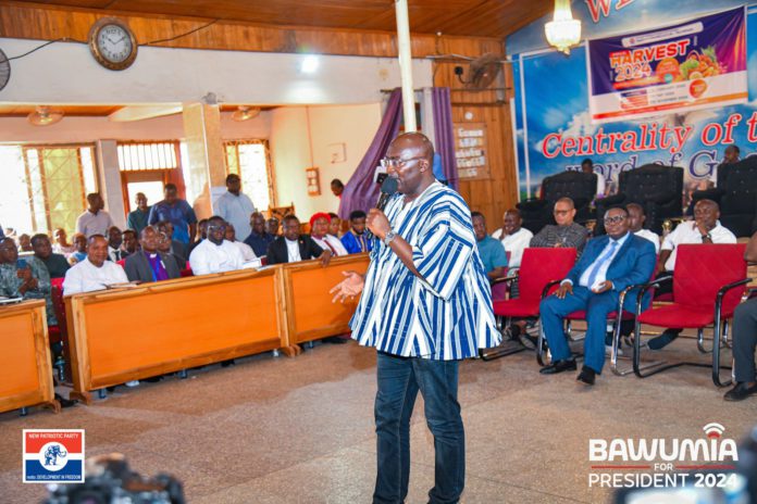 Bawumia in church