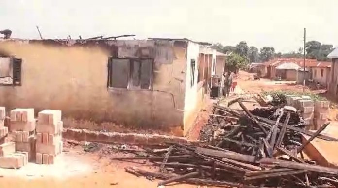 Fire guts 8-bedroom house at Busunya