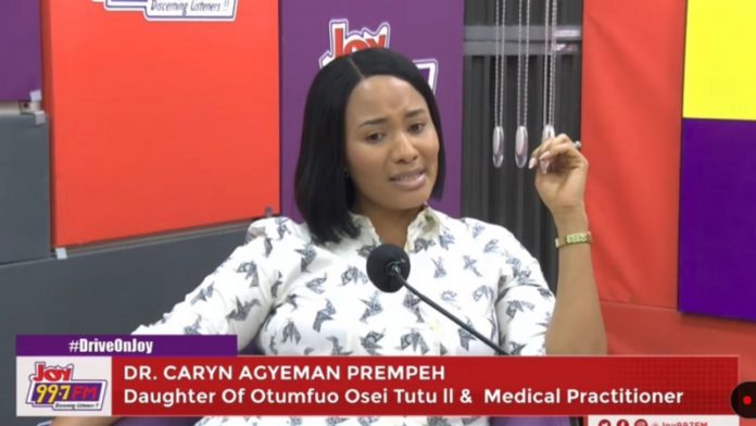 The daughter of Asantehene Otumfuo Osei Tutu II, Dr. Caryn Agyeman Prempeh, The daughter of Asantehene Otumfuo Osei Tutu II, Dr. Caryn Agyeman Prempeh,