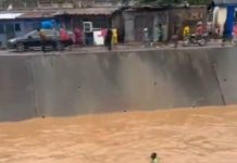 Alajo residents save man washed away by flood