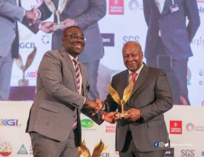 NLA boss and Mahama NLA boss and Mahama