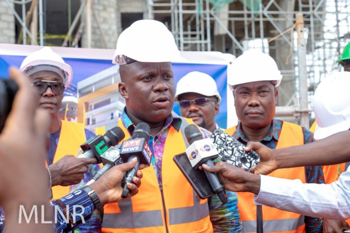 MINERALS COMMISSION ULTRA-MODERN ASHANTI REGIONAL OFFICE READY BY OCTOBER; AS LANDS MINISTER INSPECTS PROGRESS OF WORK Abu Jinapor MINERALS COMMISSION ULTRA-MODERN ASHANTI REGIONAL OFFICE READY BY OCTOBER; AS LANDS MINISTER INSPECTS PROGRESS OF WORK