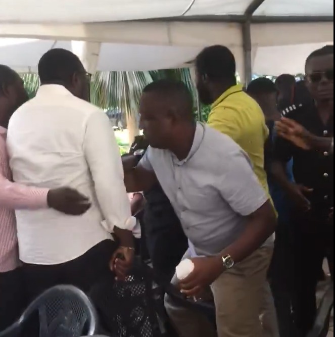Voter registration: Dumelo involved in scuffle at Legon centre
