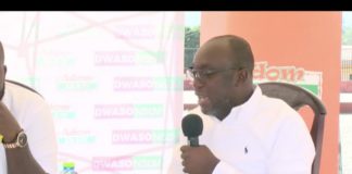 The New Patriotic Party (NPP) Parliamentary Candidate for Abuakwa South, Kingsley Agyemang,