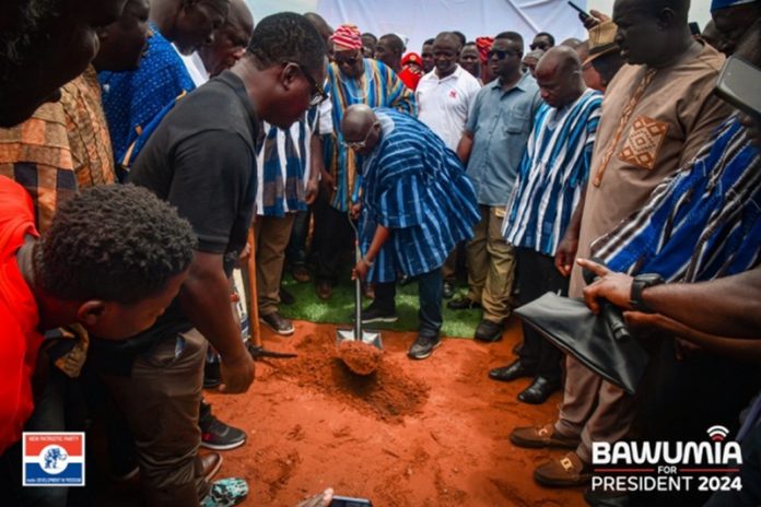 Dr. Bawumia Cuts Sod For Construction Of Gambaga Sports Complex Dr. Bawumia Cuts Sod For Construction Of Gambaga Sports Complex