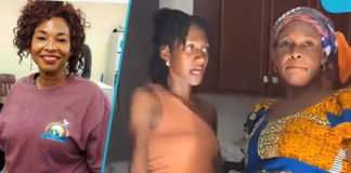 Kumawood actress Kyeiwaa and Daughter Photo credit: rosemensah87/TikTok