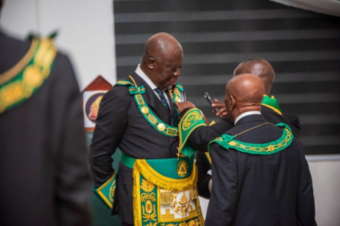 Asantehene at Freemasons
