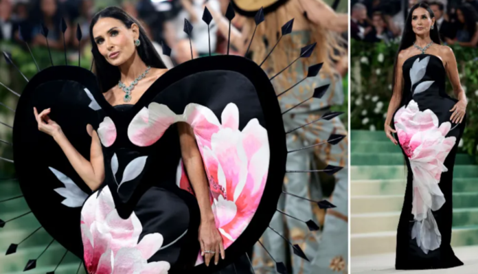 Demi Moore at Met Gala 2024 | Getty Images Demi Moore at Met Gala 2024 | Getty Images
