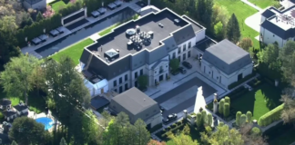 Drake's Toronto home is seen on May 7. CTV Newtwork