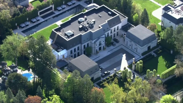 Drake's Toronto home is seen on May 7. CTV Newtwork Drake's Toronto home is seen on May 7. CTV Newtwork