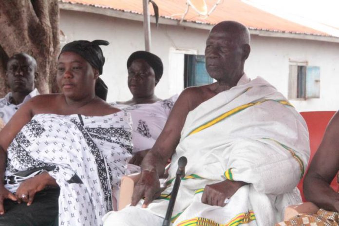 The paramount chief of the Nchumuru Traditional Area, Nana Obrenpong Kanya III, The paramount chief of the Nchumuru Traditional Area, Nana Obrenpong Kanya III,