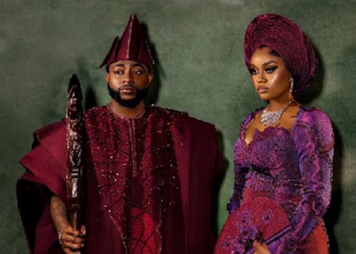 Davido and his wife, Chioma Rowland