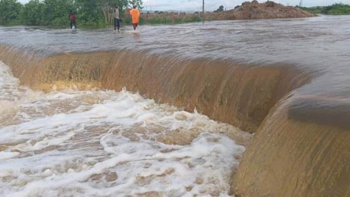 Accra-Winneba Highway flooding Accra-Winneba Highway flooding