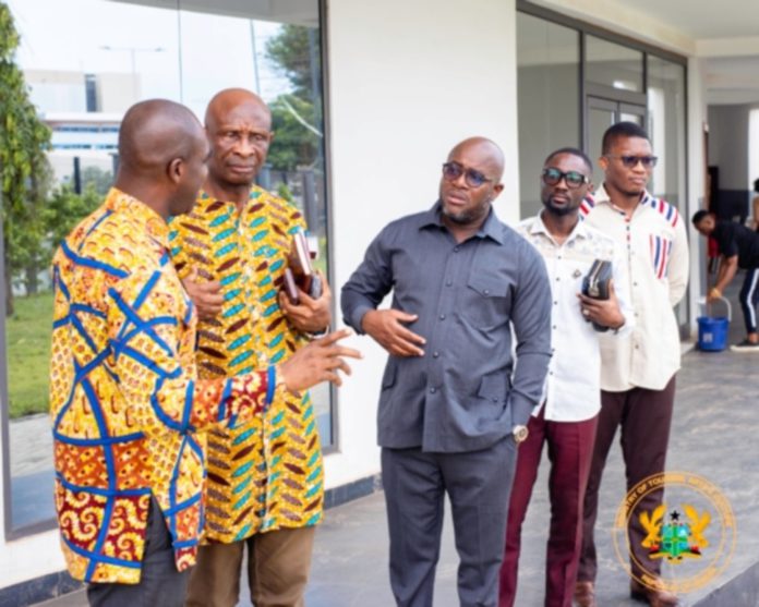 Andrew Egyapa Mercer The Minister for Tourism, Arts and Culture and MP for Sekondi, Andrew Egyapa Mercer Kwame Nkrumah Memorial Park