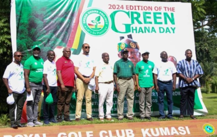 Green Ghana Day Otumfuo Osei Tutu II leads tree planting exercise Green Ghana Day: Otumfuo Osei Tutu II leads tree planting exercise