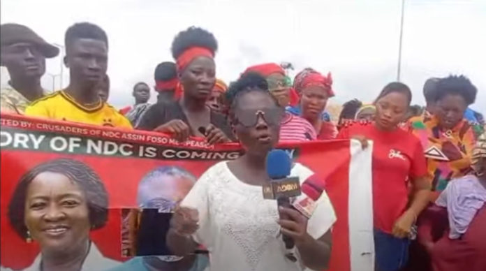 NDC Assin Central protest NDC Assin Central protest