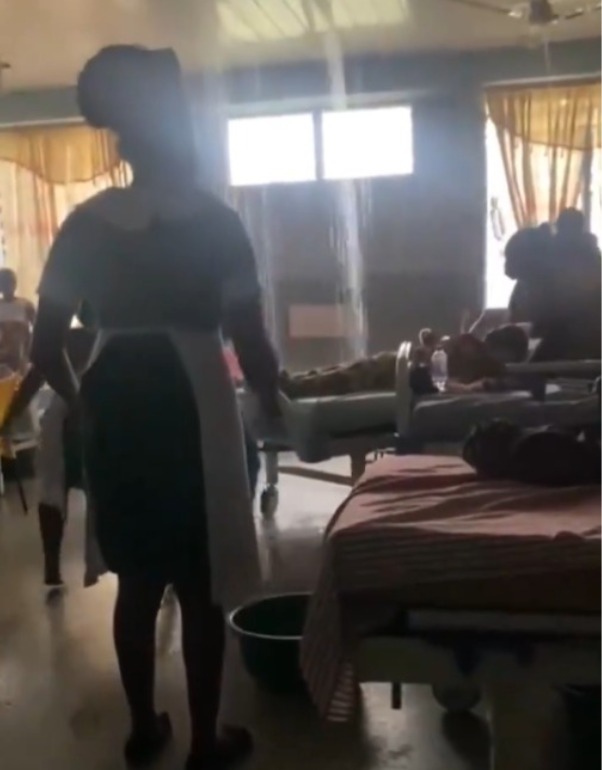 Nsawam hospital roof leak