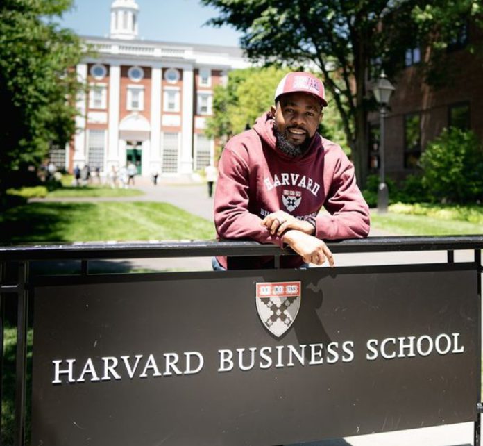 Patoranking graduates from Havard Business school