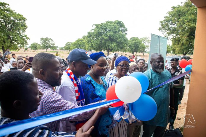 Information Minister commissions 20-seater toilet facility for Azuguuri community
