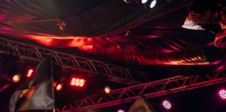 Stonebwoy performance artiste night at Hilla Liman Hall in Legon