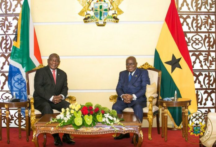 Akufo-Addo and Cyril Ramaphosa