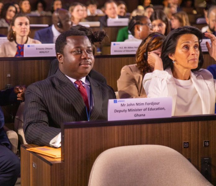 Ntim Fordjour touts Ghana’s Education Transformation at UNESCO high-level dialogue Ntim Fordjour touts Ghana’s Education Transformation at UNESCO high-level dialogue