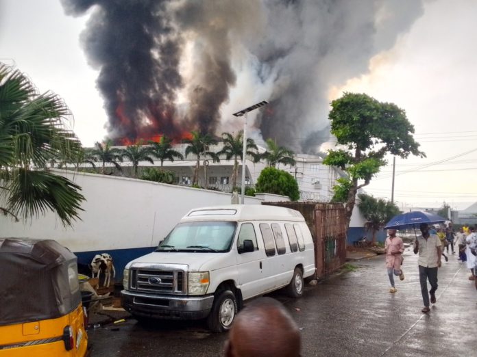Fire guts Pastor Chris' church headquarters in Lagos
