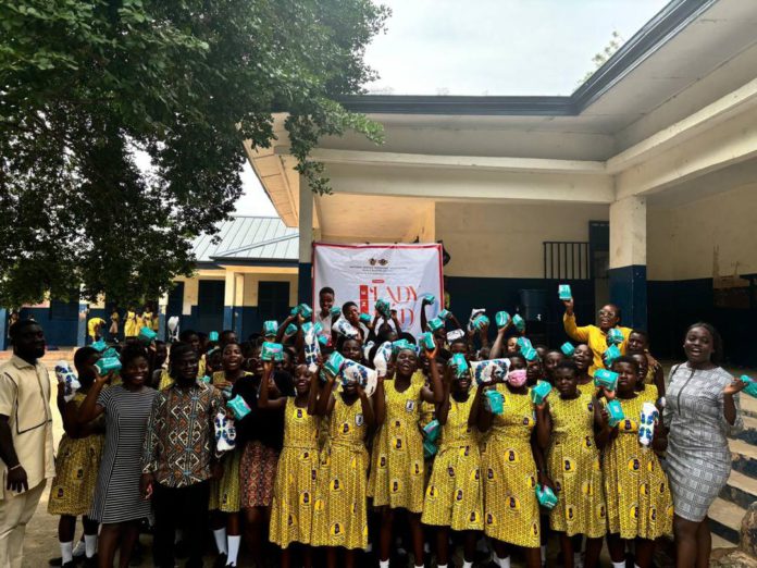 NASPA donates sanitary pads to students in Adabraka NASPA donates sanitary pads to students in Adabraka