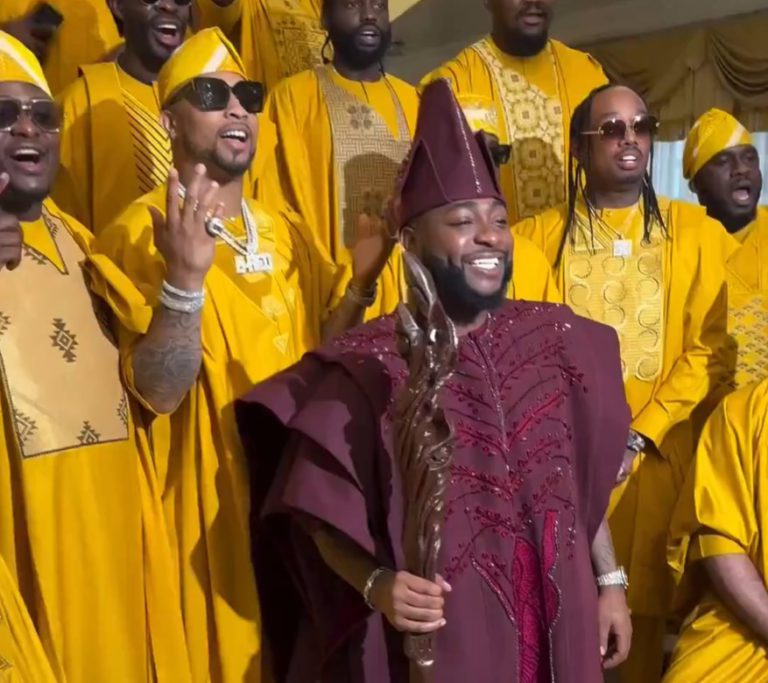 #CHIVIDO2024: Check out Davido’s first attire