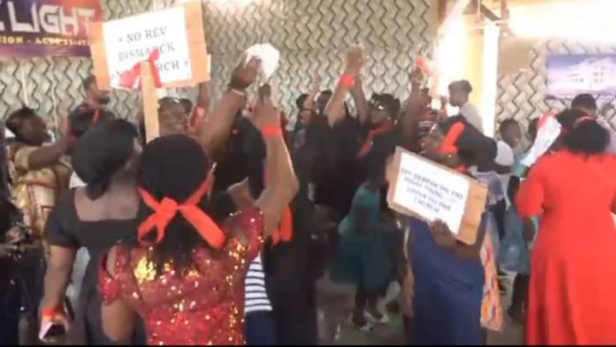 Church urges calm amid protests over new pastor appointment