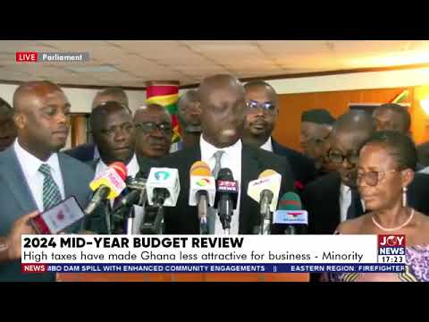 Video Thumbnail: 2024 Mid-year budget review: Ghana is on autopilot – Minority Leader, Ato Forson