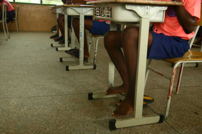 BECE candidates in North Tongu District prohibited from entering exam hall wearing shoes and belts BECE candidates in North Tongu District prohibited from entering exam hall wearing shoes and belts