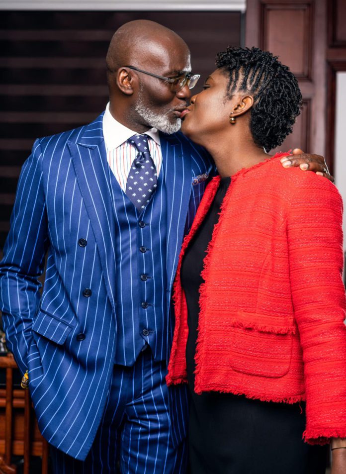 Gabby Otchere Darko and wife Gabby Otchere Darko and wife