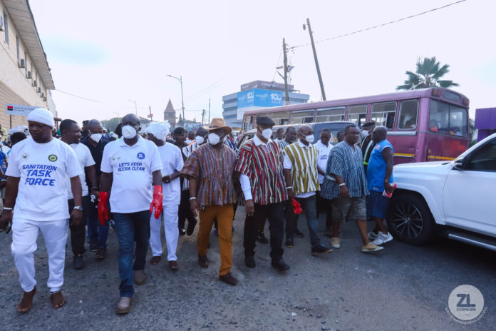 Ga Mantse, Minister join forces to clean Accra Ga Mantse, Minister join forces to clean Accra