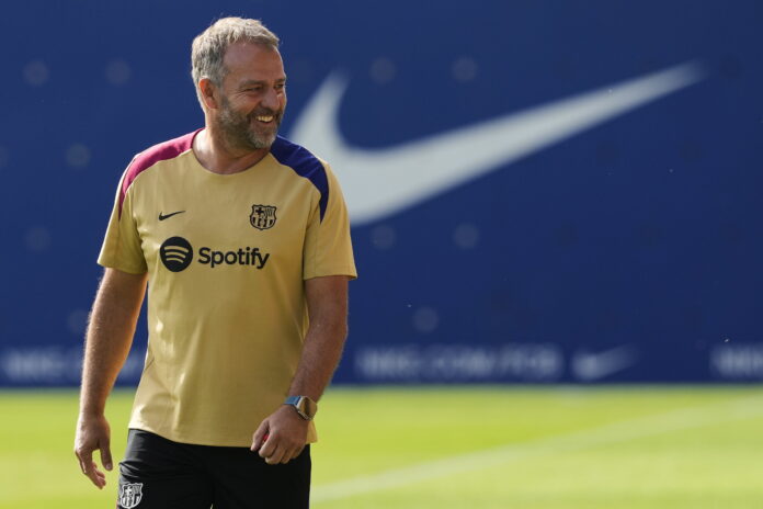 FC Barcelona training session