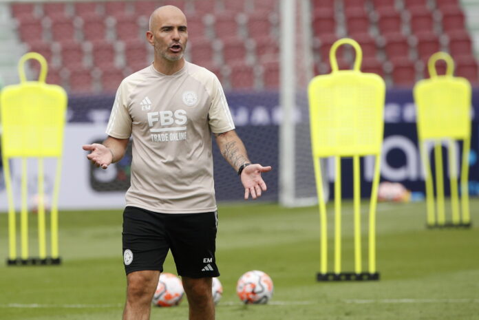 Leicester City training session