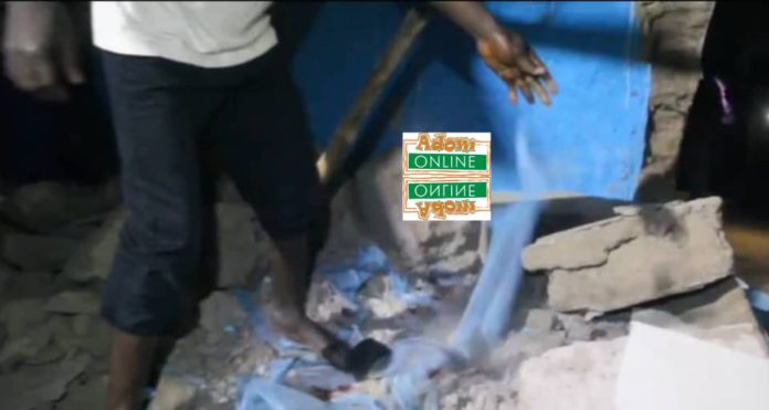 Building collapse Gomoa