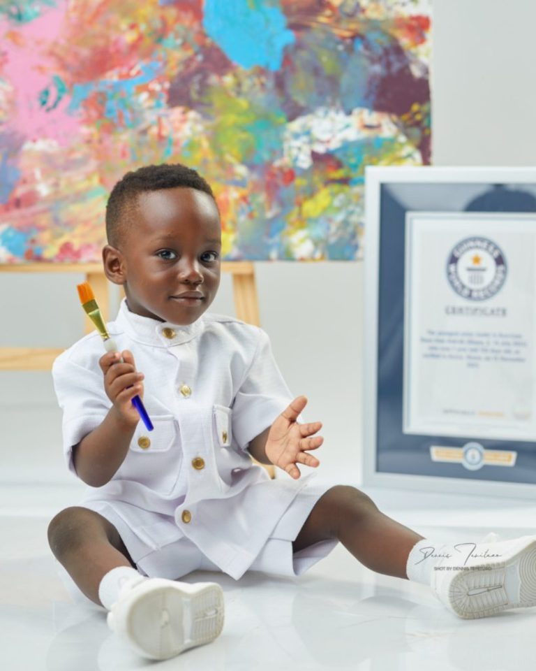 Ace Liam: Mother of world’s youngest artist shares how she received, assembled GWR certificate