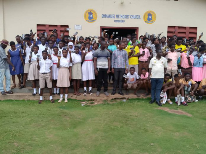 BECE candidates in deprived communities in Asunafo North receive math sets