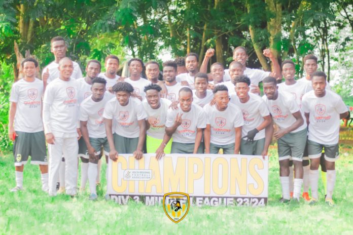 Edem Agbana’s Nukunu FC qualifies for Division 2 Edem Agbana’s Nukunu FC qualifies for Division 2
