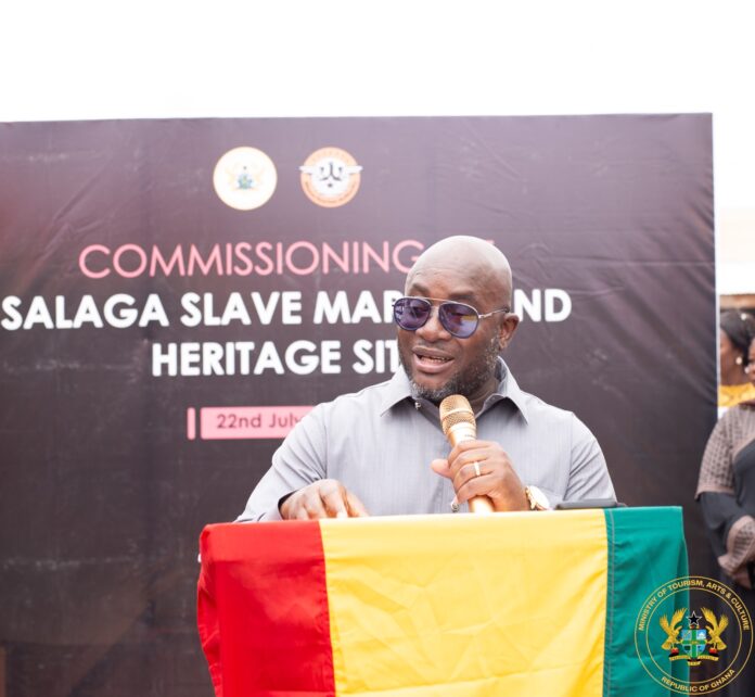 The Minister responsible for Tourism, Arts and Culture, Andrew Egyapa Mercer The Minister responsible for Tourism, Arts and Culture, Andrew Egyapa Mercer