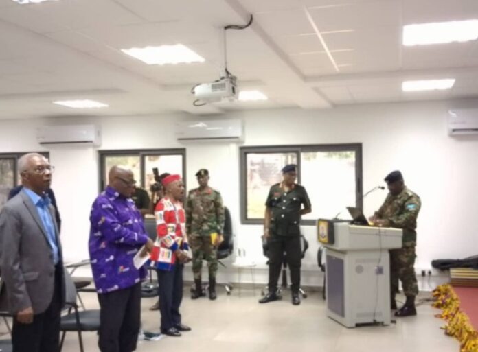 Rotary club visits Army Signal School