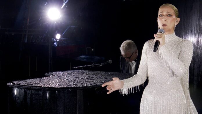 Celine Dion returns to stage for dramatic performance at Olympic Games opening ceremony in Paris