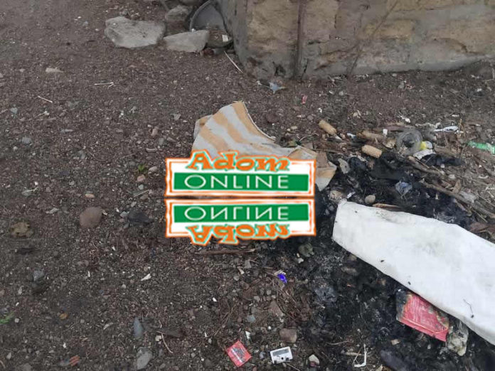 Toddler burnt to ashes