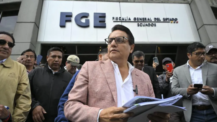Getty Images A vocal anti-corruption activist and journalist, Fernando Villavicencio was shot dead in August 2023