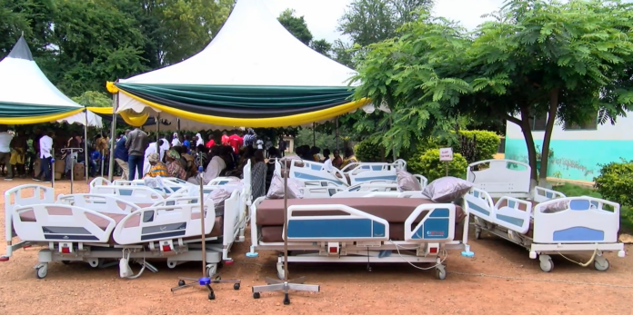 Mercy Asiedu, husband donates hospital equipment worth ¢320,000 to Kunsu Health Center