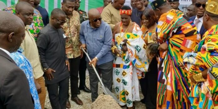 Akufo-Addo cuts sod for phase-one of Petroleum Hub project at Jomoro Akufo-Addo cuts sod for phase-one of Petroleum Hub project at Jomoro
